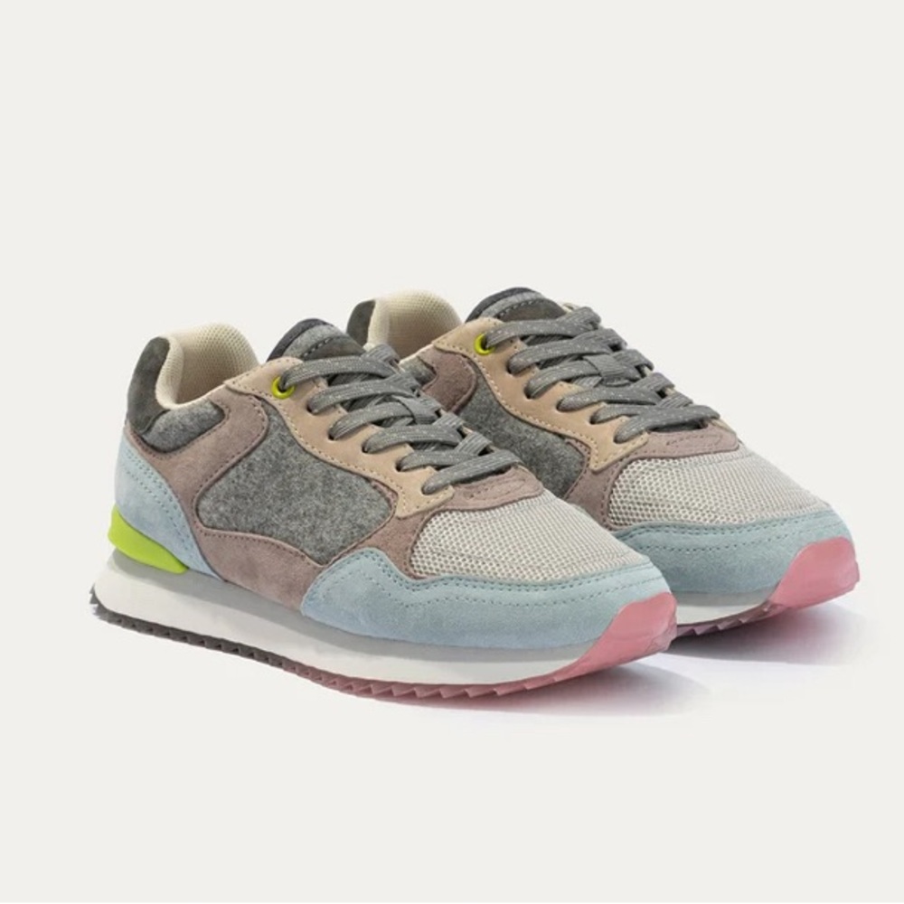 Hoff Antwerp 7.5 Women's Pastel Multicolor Casual Lace-Up Sneakers
